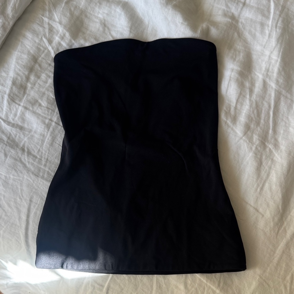 Aritzia Black Strapless Top